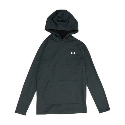 Charcoal Solid Hoodie Pullover