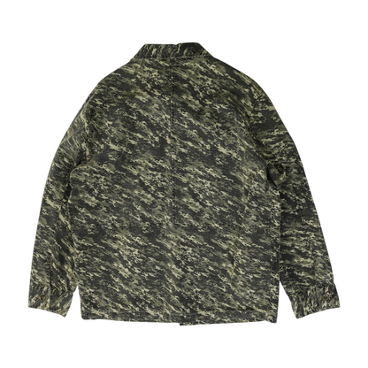 Green Camo Denim Jacket