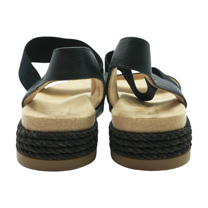 Black Flat Sandals
