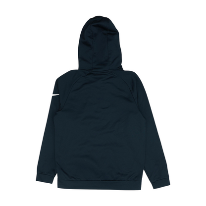 Black Solid Hoodie Pullover