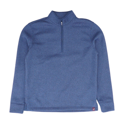 Navy Solid 1/4 Zip Pullover