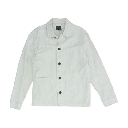 Beige Solid Jacket