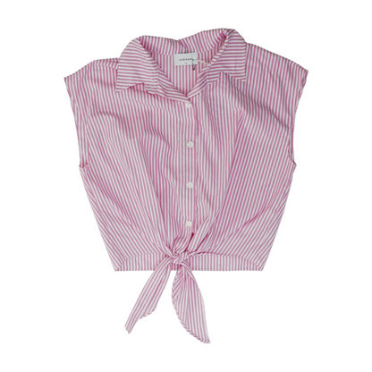 Pink Striped Blouse