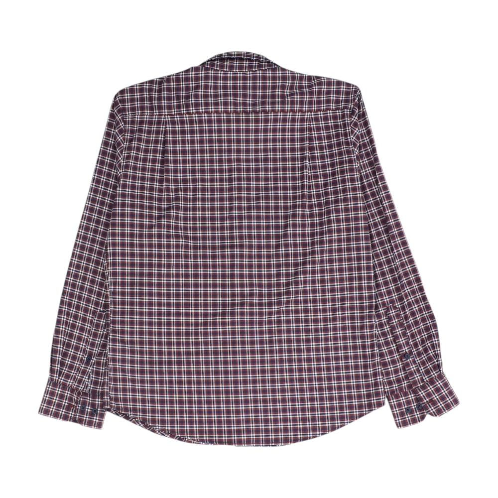 Multi Plaid Long Sleeve Button Down