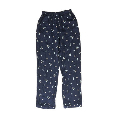 Navy Paisley Pants