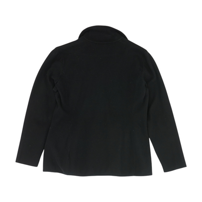 Black Solid Blazer