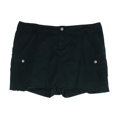 Black Plus Size Mini Skirt