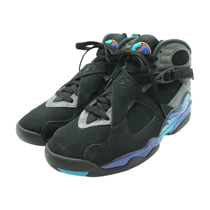Jordan 8 Retro Aqua Mid-Top Athletic Shoes