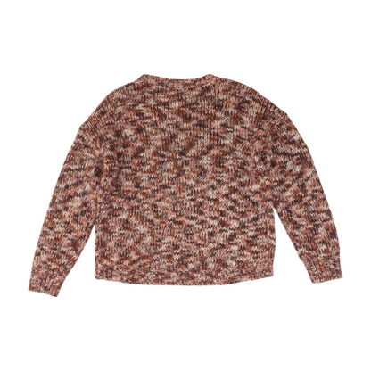 Pink Abstract Pullover Sweater