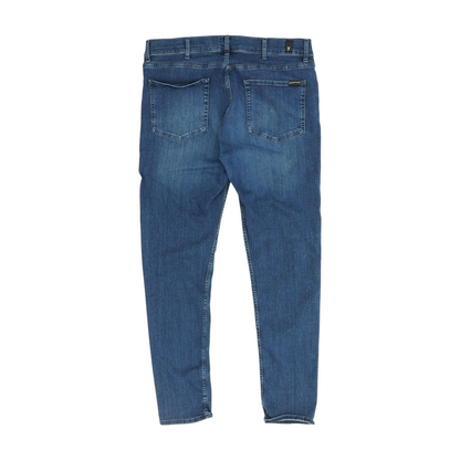 Blue Tapered Jeans