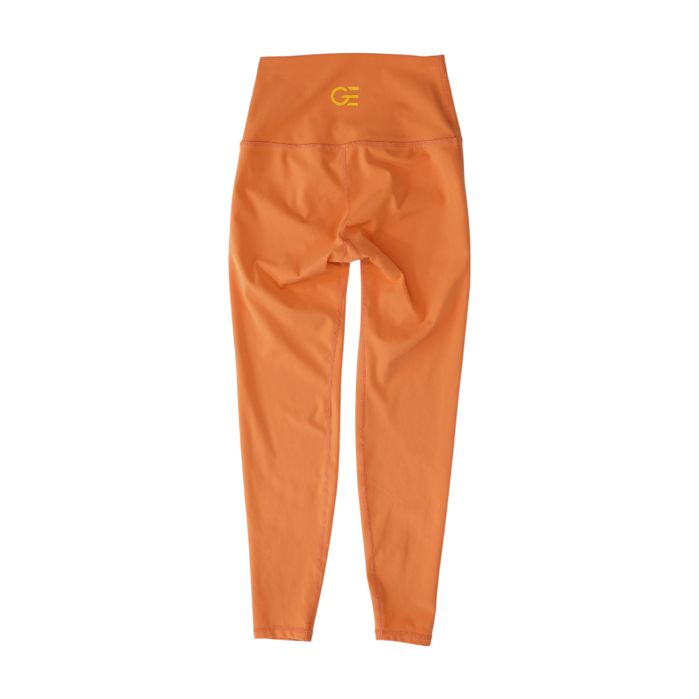 Orange Active Capri Leggings