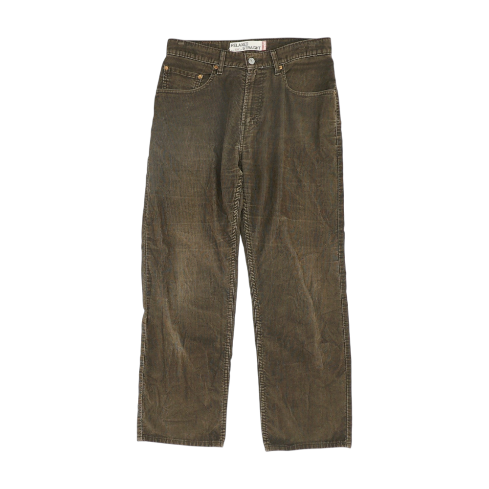 Brown Straight Pants