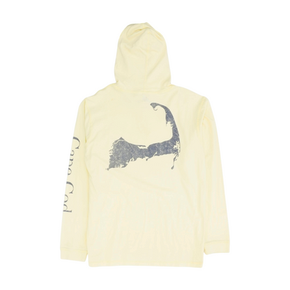 Yellow Solid Hoodie Pullover