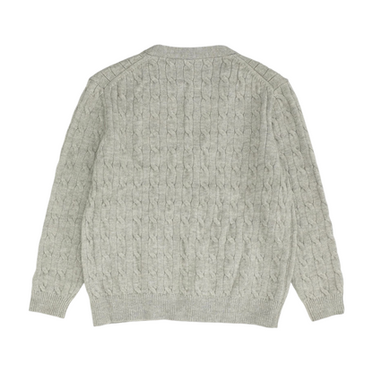 Gray Cardigan Sweater
