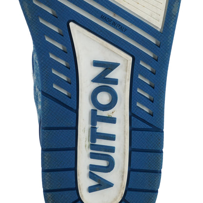 Blue Monogram Denim LV Trainer Low Top Sneaker