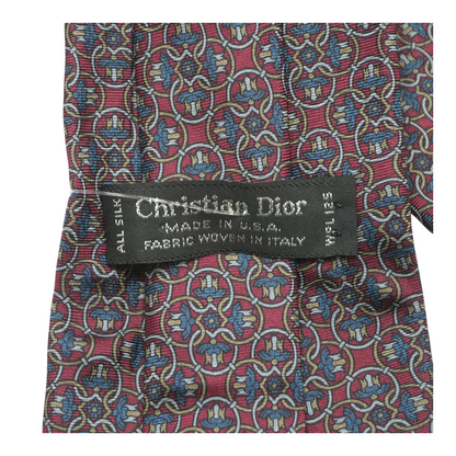 Red Print Neck Tie