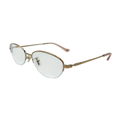 Rose Gold Oval Prescription Eyewear