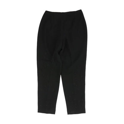 Black Solid Dress Pants