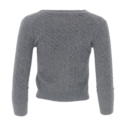 Gray Cardigan Sweater