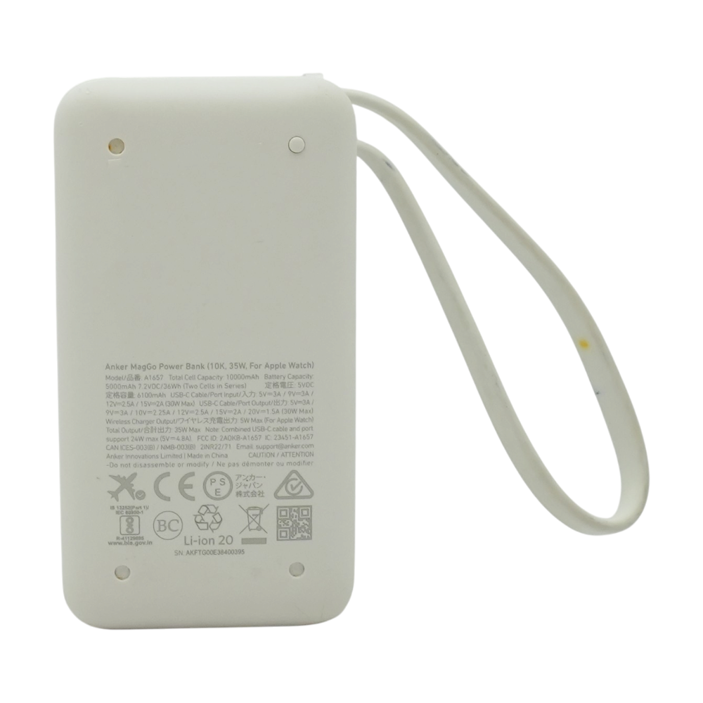 MagGo 10K 35W Power Bank With Built-in Apple Watch Charger