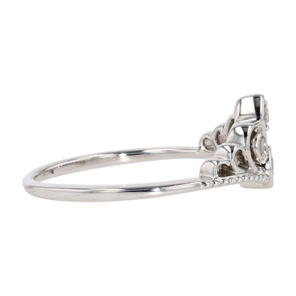 Sterling Silver Diamond Fashion Ring