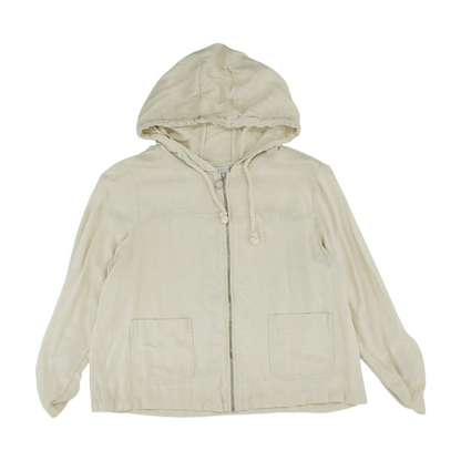 Beige Petite Solid Jacket