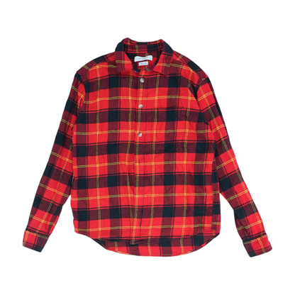 Red Plaid Flannel Button Down
