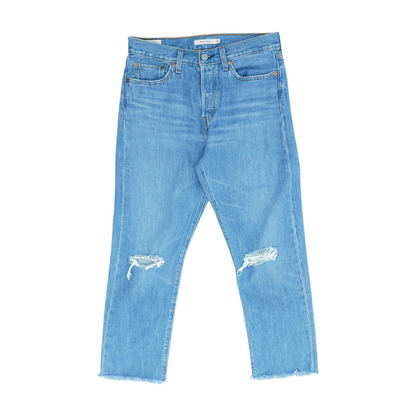Blue Straight Jeans