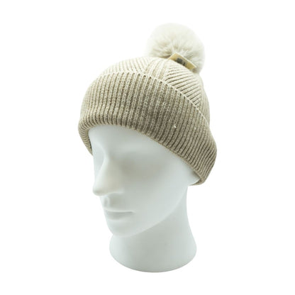 Beige Beanie