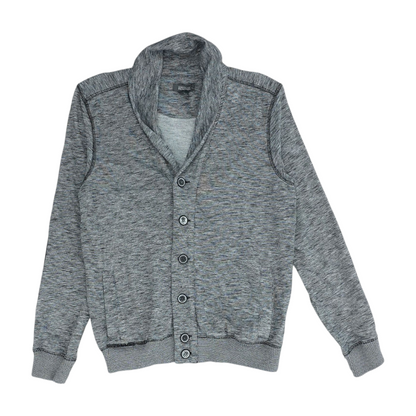 Black Solid Cardigan Sweater
