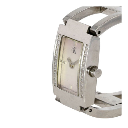 Women's Dress Stainless Steel Diamond Accent Bracelet Watch