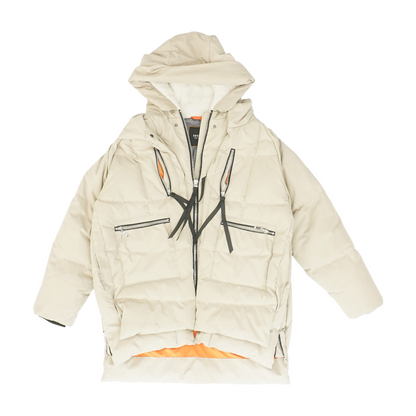 Beige Solid Jacket