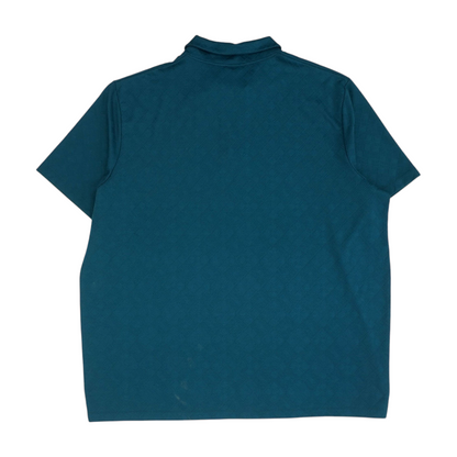 Teal Tall Solid Short Sleeve Polo