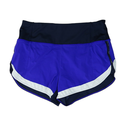 Blue Color Block Active Shorts