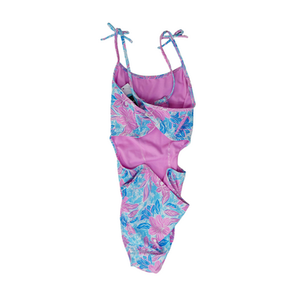 Blue Floral One-Piece