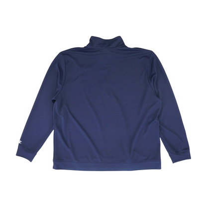 Navy Solid 1/4 Zip Pullover