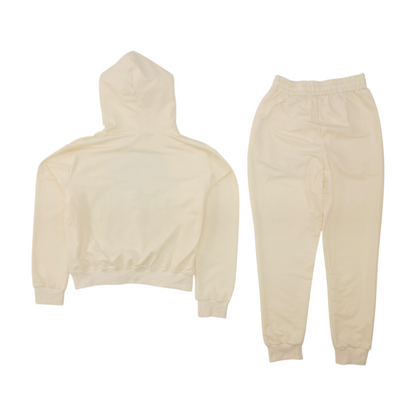 Ivory Graphic Pant Set