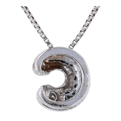 18K White Gold Diamond Pendant Necklace