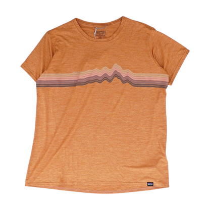 Orange Solid Active T-Shirt