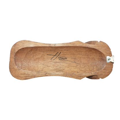 Autographed Original David Horne Hand Carved Tiki