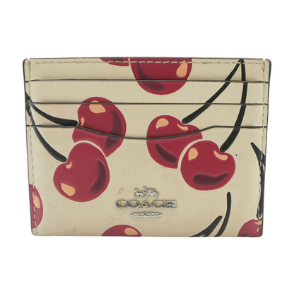 Beige Card Case Wallet