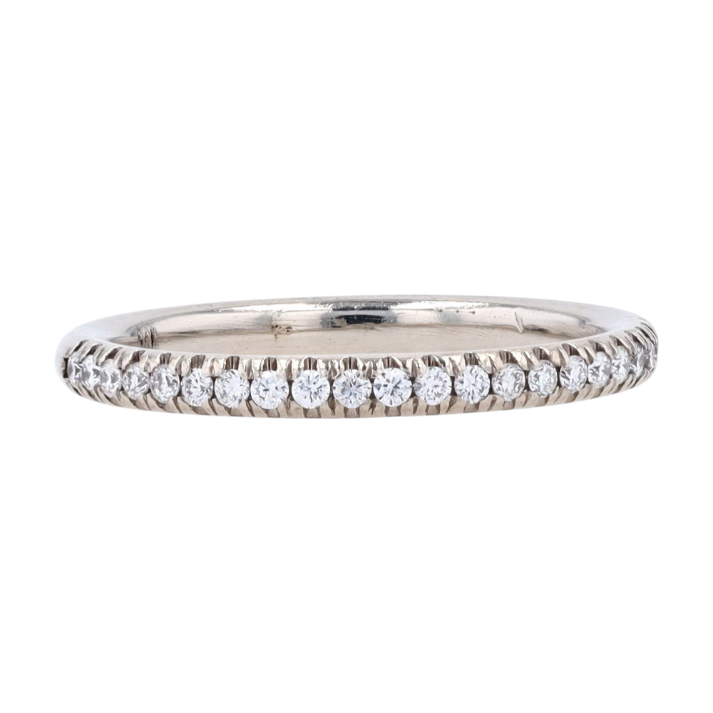 1/8 ctw 14K White Gold Diamond Band