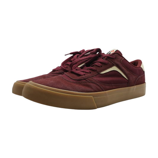 Maroon Low-Top Athletic Shoes