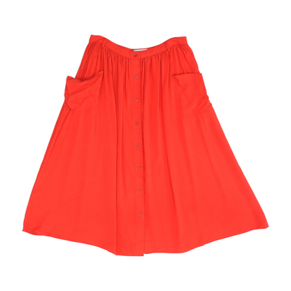 Red Midi Skirt