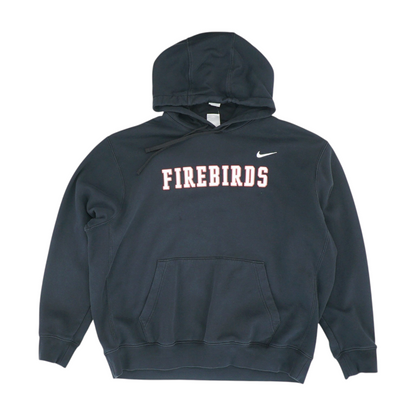 Black Solid Hoodie Pullover