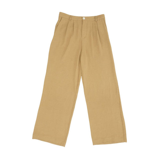 Khaki Solid Pants
