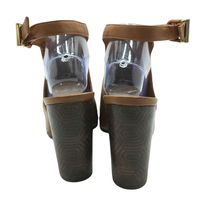 Brown Block Heels