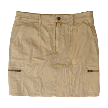 Tan Mini Skirt