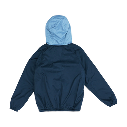 Black Color Block Rain Jacket