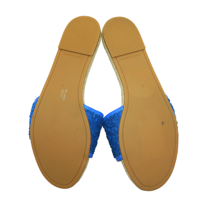 Blue Flat Sandals